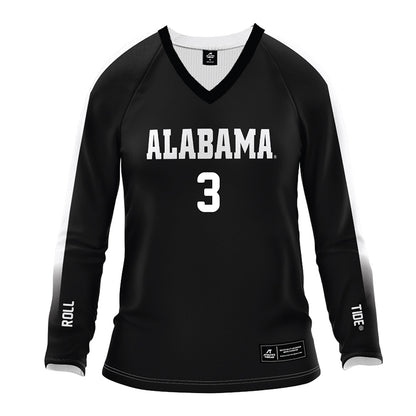 Alabama - NCAA Women's Volleyball : Trinity Stanger - Black Volleyball Jersey-0