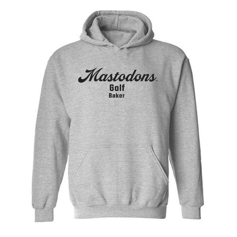 PFW - NCAA Men's Golf : Caden Baker - Classic Fashion Shersey Hooded Sweatshirt-0