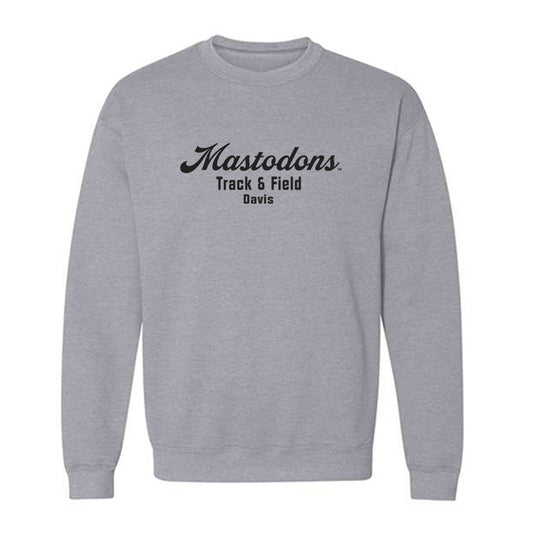 PFW - NCAA Men's Track & Field : Taran Davis - Classic Fashion Shersey Crewneck Sweatshirt-0