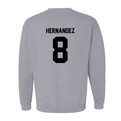 PFW - NCAA Men's Soccer : Jonathan Hernandez - Classic Fashion Shersey Crewneck Sweatshirt-1