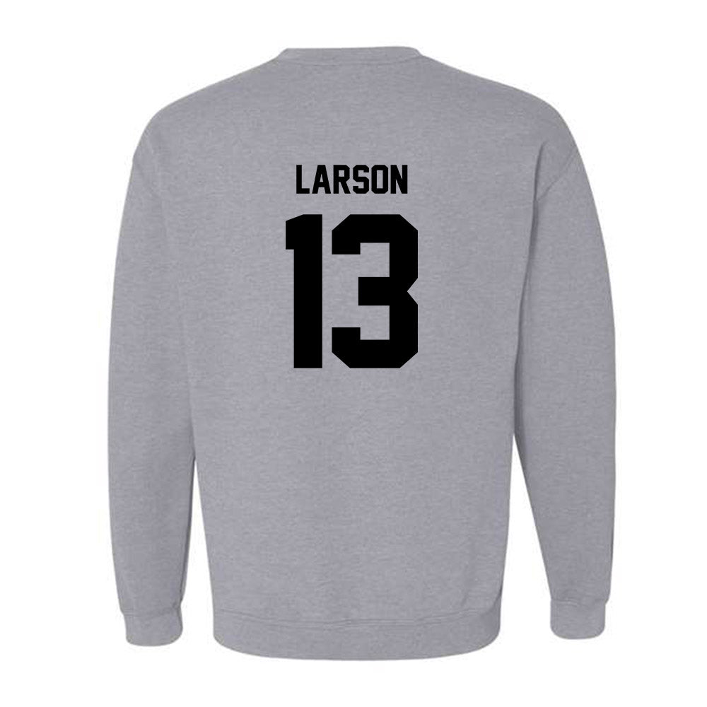 PFW - NCAA Men's Soccer : Richard Larson - Classic Fashion Shersey Crewneck Sweatshirt-1