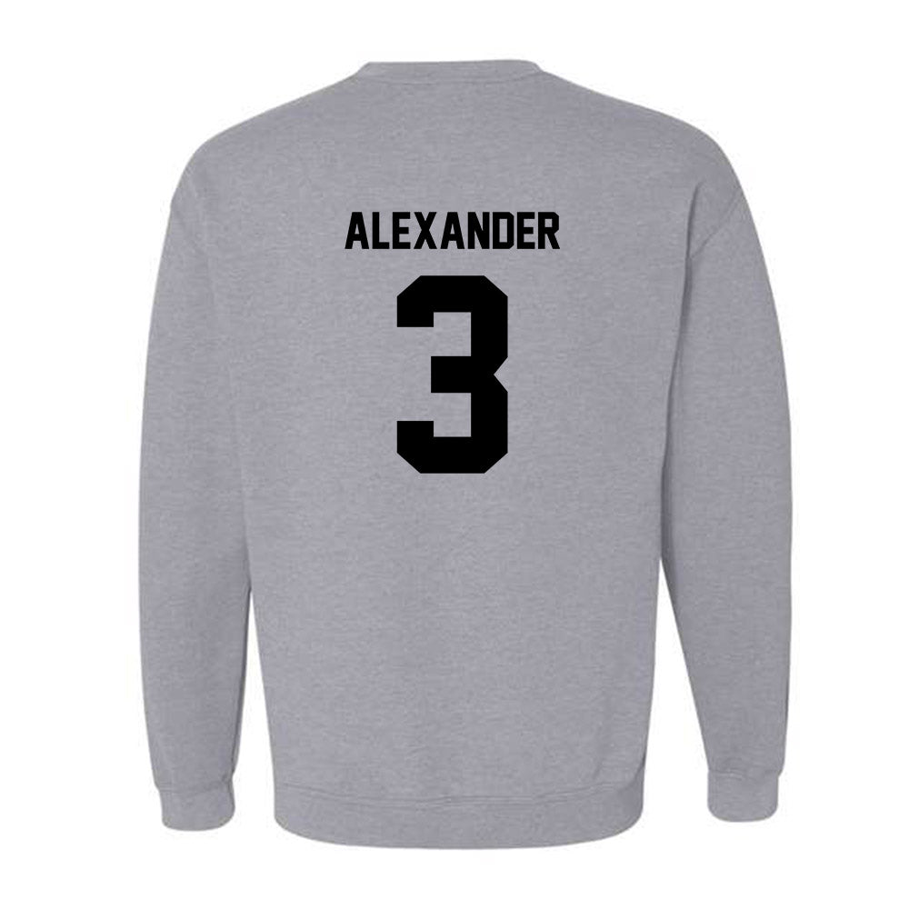 PFW - NCAA Women's Soccer : Reese Alexander - Classic Fashion Shersey Crewneck Sweatshirt-1