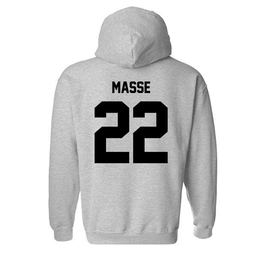 PFW - NCAA Women's Soccer : Bella Masse - Classic Fashion Shersey Hooded Sweatshirt-1