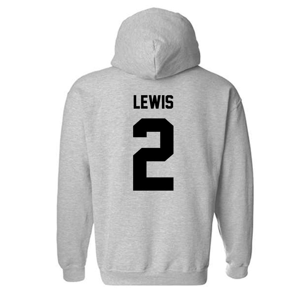 PFW - NCAA Men's Basketball : DeAndre Lewis - Classic Fashion Shersey Hooded Sweatshirt-1