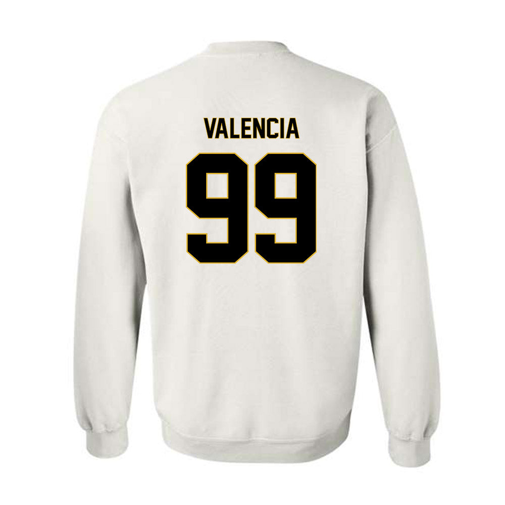 PFW - NCAA Men's Soccer : David Valencia - Classic Fashion Shersey Crewneck Sweatshirt-1