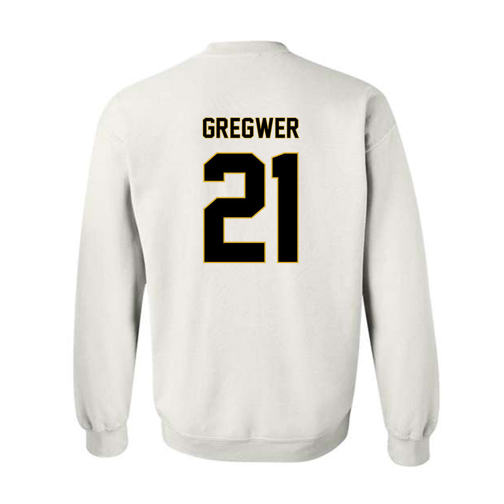 PFW - NCAA Women's Basketball : Claire Gregwer - Classic Fashion Shersey Crewneck Sweatshirt-1