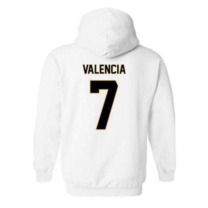 PFW - NCAA Men's Soccer : Marco Valencia - Classic Fashion Shersey Hooded Sweatshirt-1