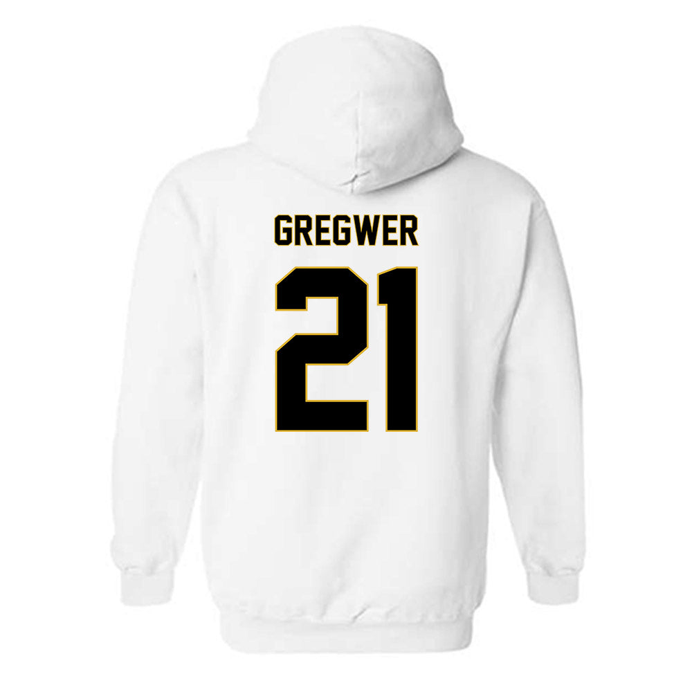 PFW - NCAA Women's Basketball : Claire Gregwer - Classic Fashion Shersey Hooded Sweatshirt-1
