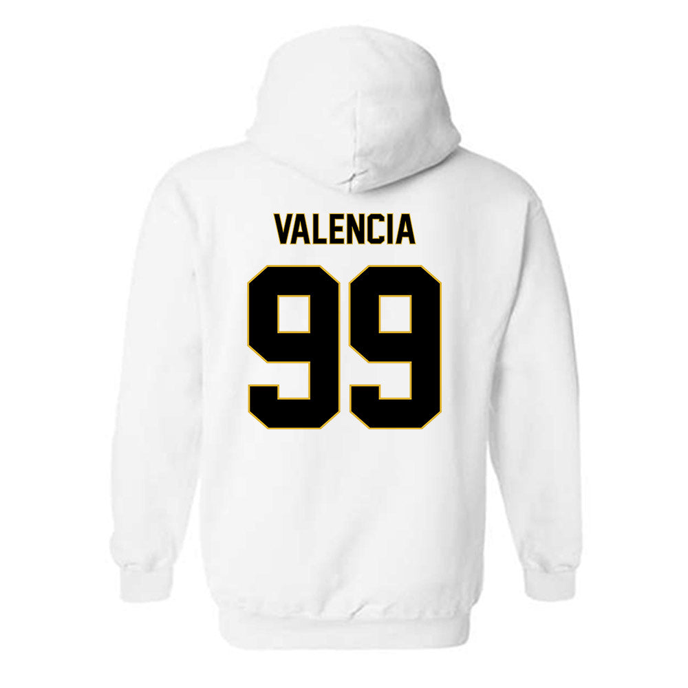 PFW - NCAA Men's Soccer : David Valencia - Classic Fashion Shersey Hooded Sweatshirt-1