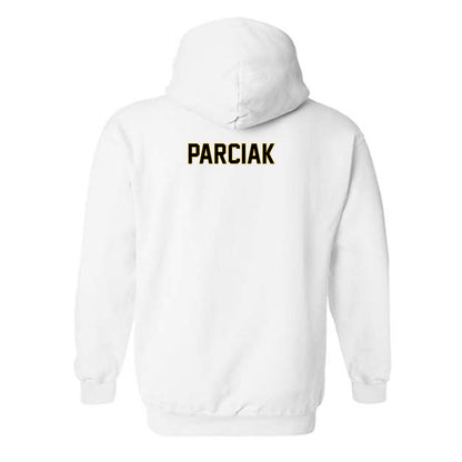 PFW - NCAA Men's Track & Field : Max Parciak - Classic Fashion Shersey Hooded Sweatshirt-1