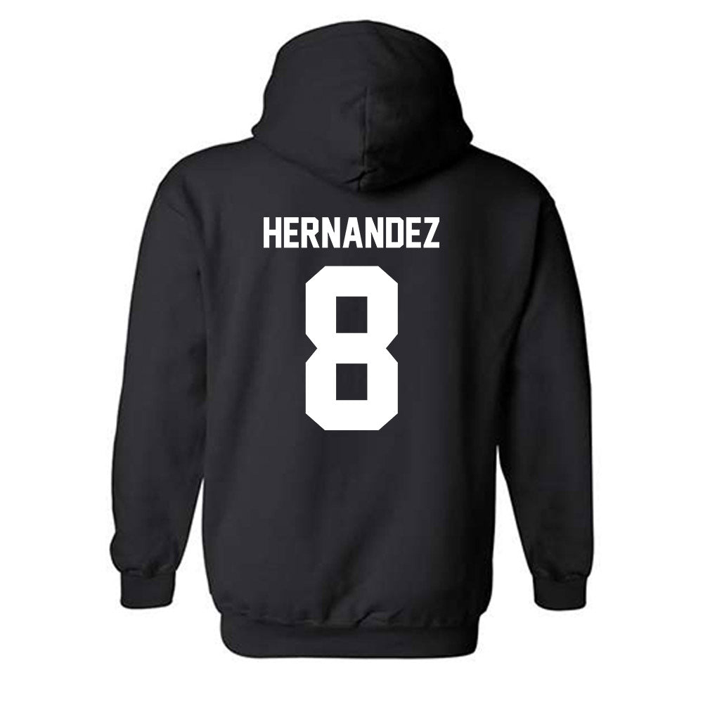 PFW - NCAA Men's Soccer : Jonathan Hernandez - Classic Fashion Shersey Hooded Sweatshirt-1