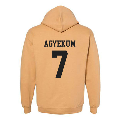 PFW - NCAA Men's Soccer : Christian Agyekum - Classic Fashion Shersey Hooded Sweatshirt-1