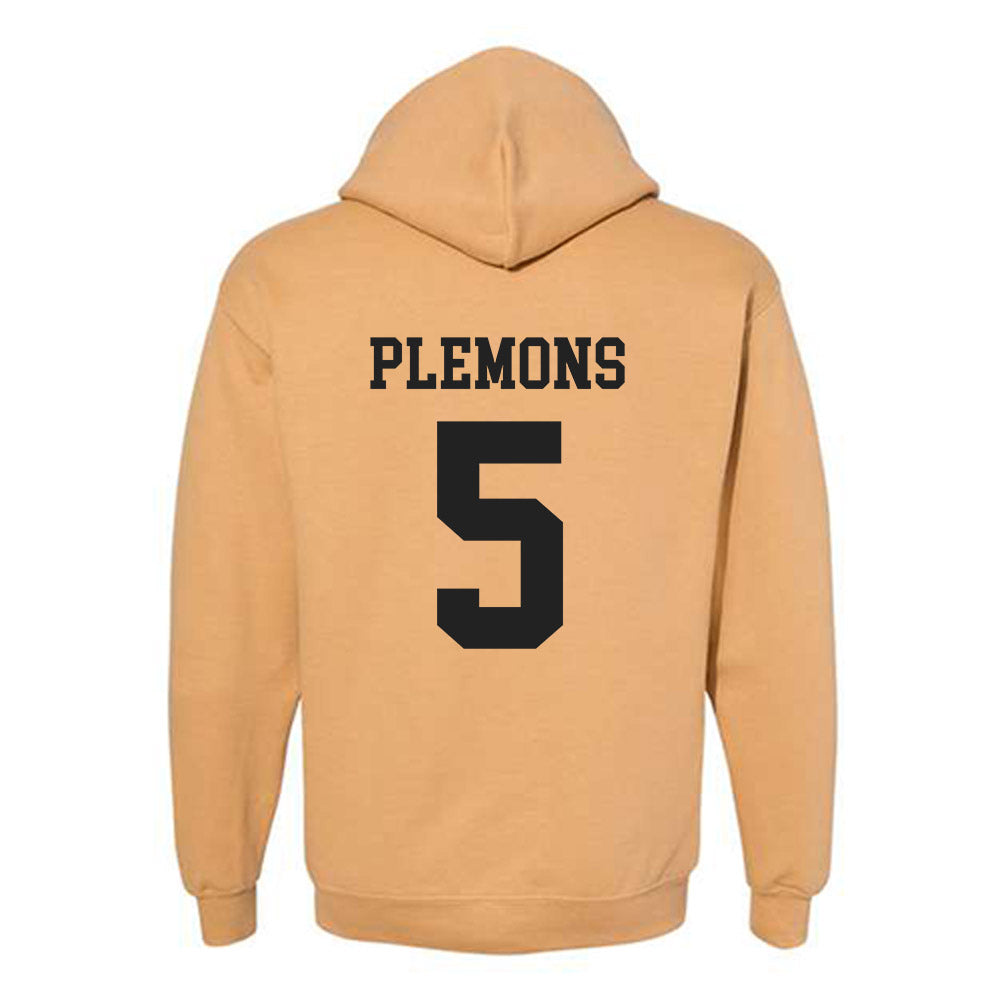 PFW - NCAA Women's Volleyball : Mya Plemons - Classic Fashion Shersey Hooded Sweatshirt-1