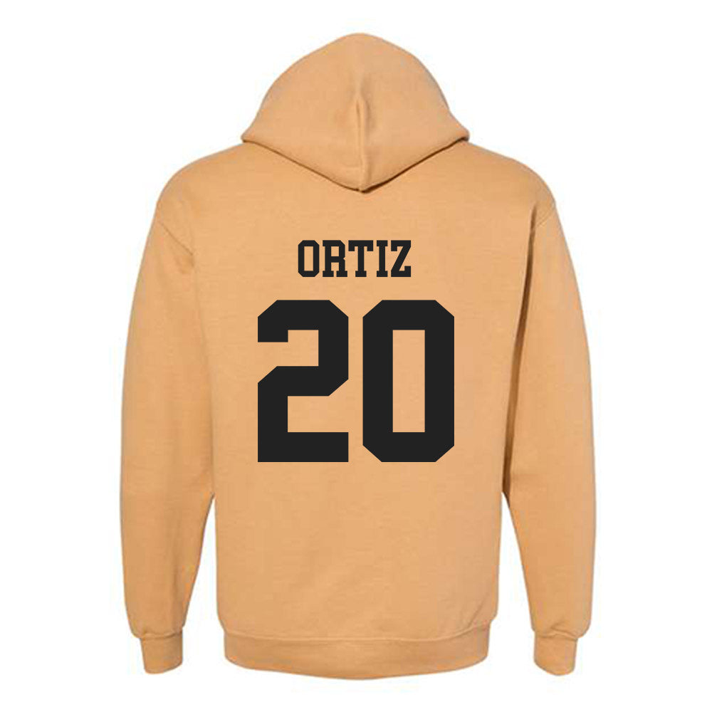 PFW - NCAA Men's Basketball : Edir Ortiz - Classic Fashion Shersey Hooded Sweatshirt-1