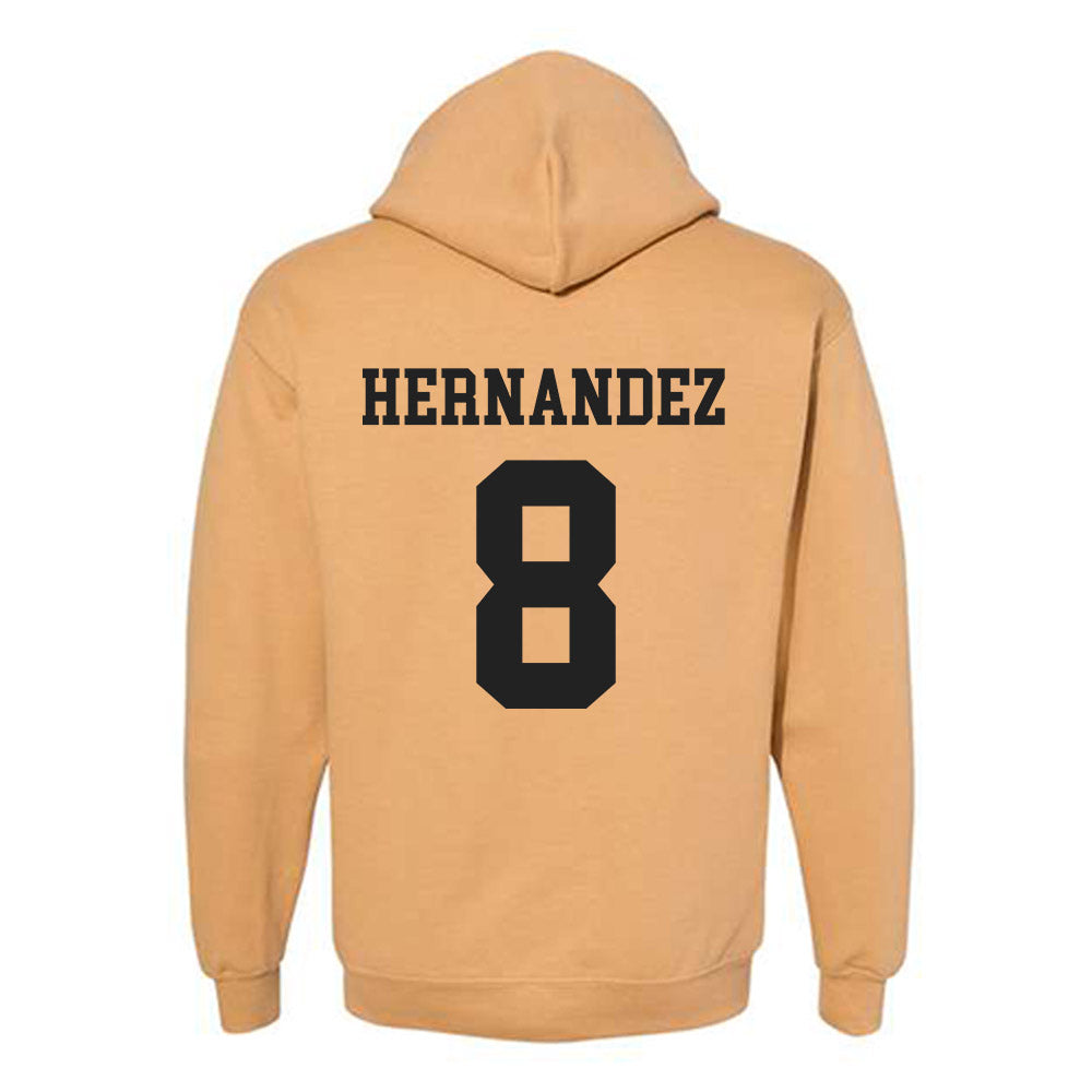 PFW - NCAA Men's Soccer : Jonathan Hernandez - Classic Fashion Shersey Hooded Sweatshirt-1