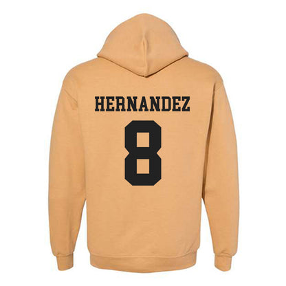 PFW - NCAA Men's Soccer : Jonathan Hernandez - Classic Fashion Shersey Hooded Sweatshirt-1