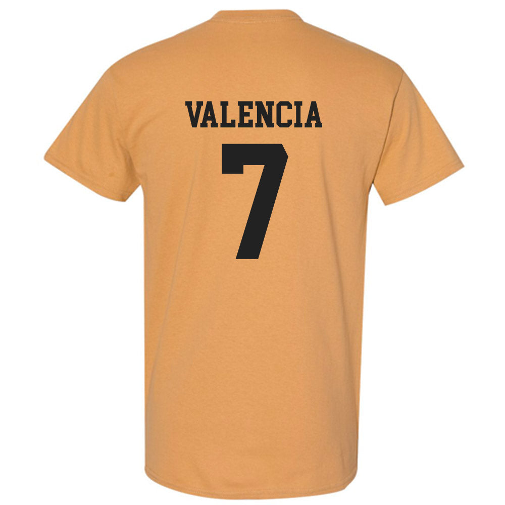PFW - NCAA Men's Soccer : Marco Valencia - Classic Fashion Shersey T-Shirt-1