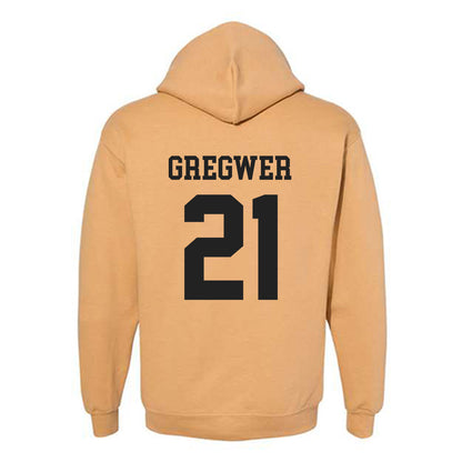 PFW - NCAA Women's Basketball : Claire Gregwer - Classic Fashion Shersey Hooded Sweatshirt-1