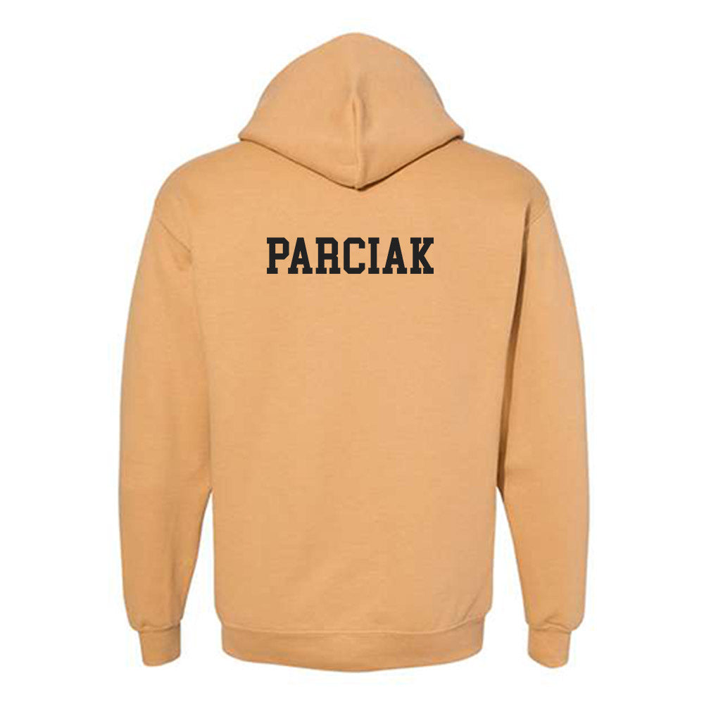PFW - NCAA Men's Track & Field : Max Parciak - Classic Fashion Shersey Hooded Sweatshirt-1