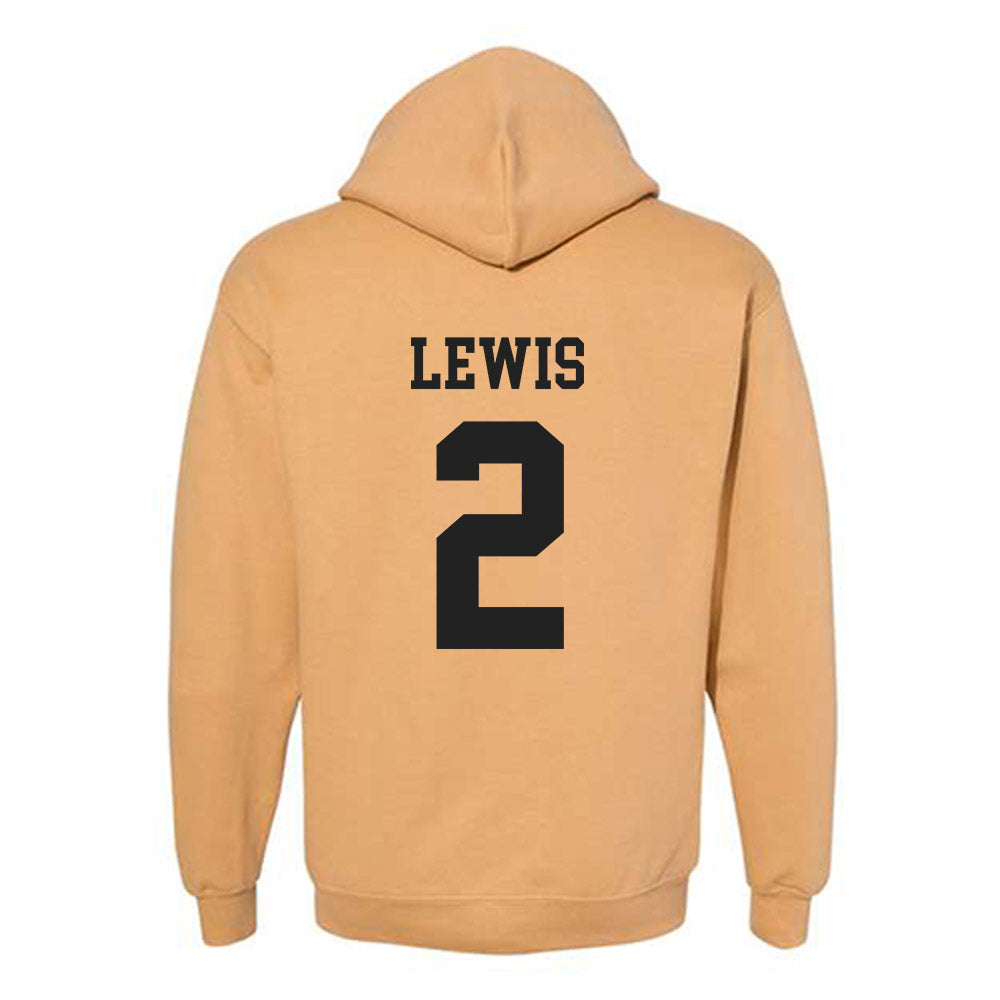 PFW - NCAA Men's Basketball : DeAndre Lewis - Classic Fashion Shersey Hooded Sweatshirt-1