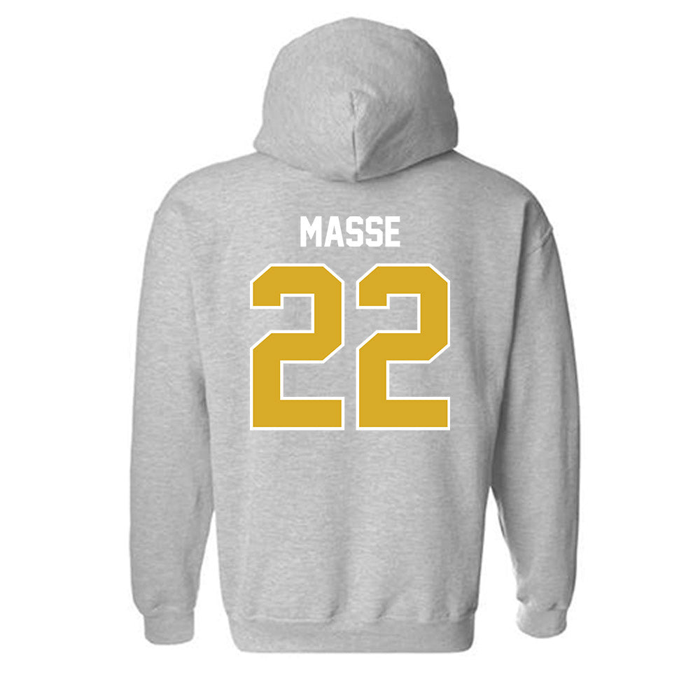 PFW - NCAA Women's Soccer : Bella Masse - Classic Fashion Shersey Hooded Sweatshirt-1