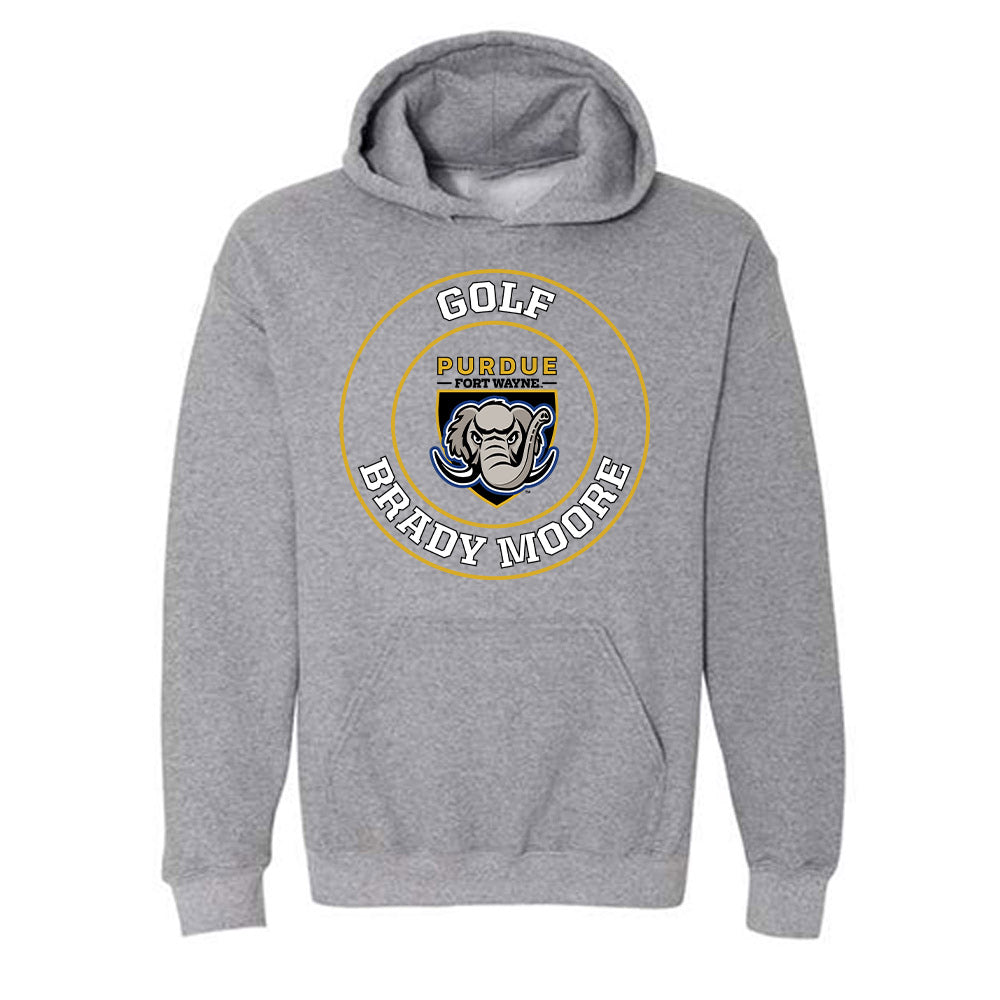 PFW - NCAA Men's Golf : Brady Moore - Classic Fashion Shersey Hooded Sweatshirt-0