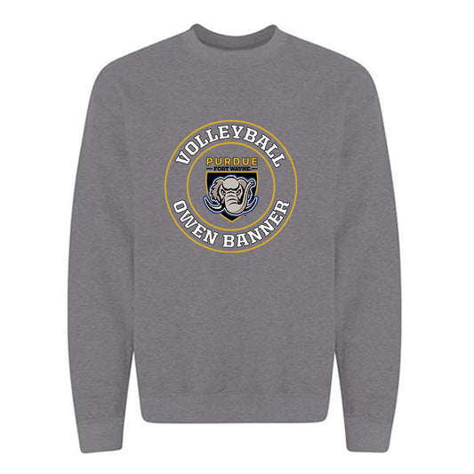PFW - NCAA Men's Volleyball : Owen Banner - Classic Fashion Shersey Crewneck Sweatshirt-0