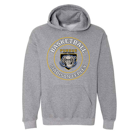 PFW - NCAA Women's Basketball : Madison Lepley - Classic Fashion Shersey Hooded Sweatshirt-0