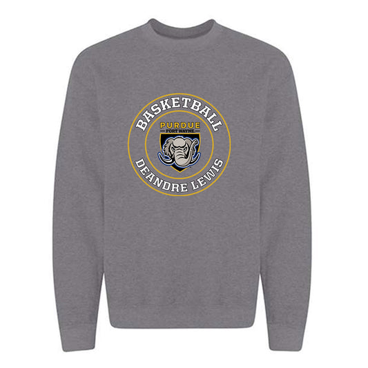 PFW - NCAA Men's Basketball : DeAndre Lewis - Classic Fashion Shersey Crewneck Sweatshirt-0