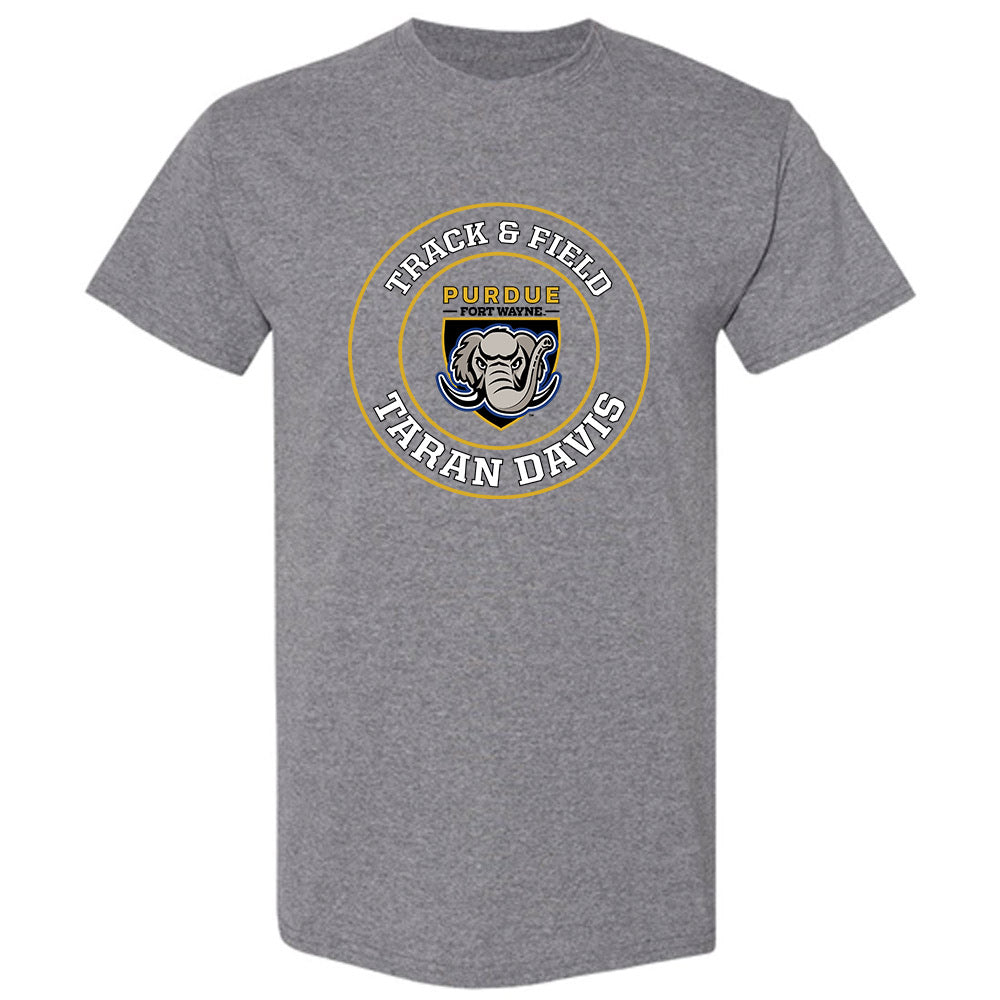PFW - NCAA Men's Track & Field : Taran Davis - Classic Fashion Shersey T-Shirt-0