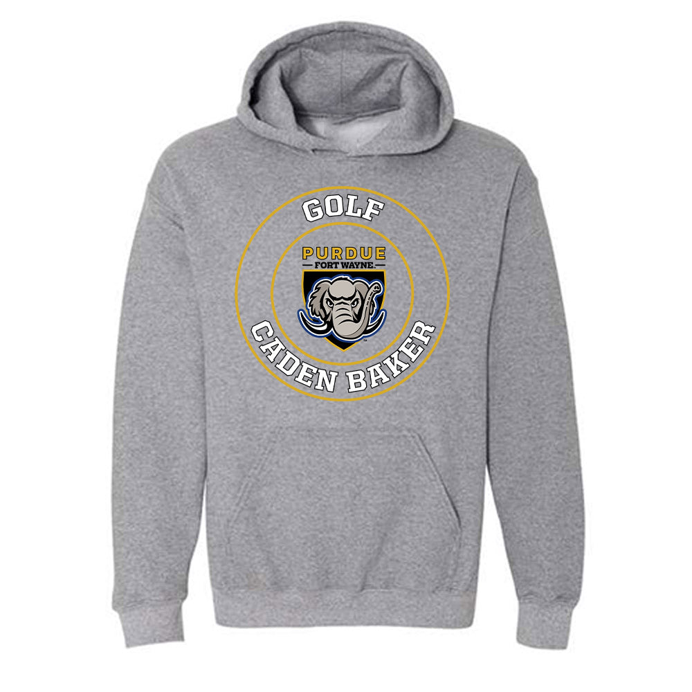 PFW - NCAA Men's Golf : Caden Baker - Classic Fashion Shersey Hooded Sweatshirt-0