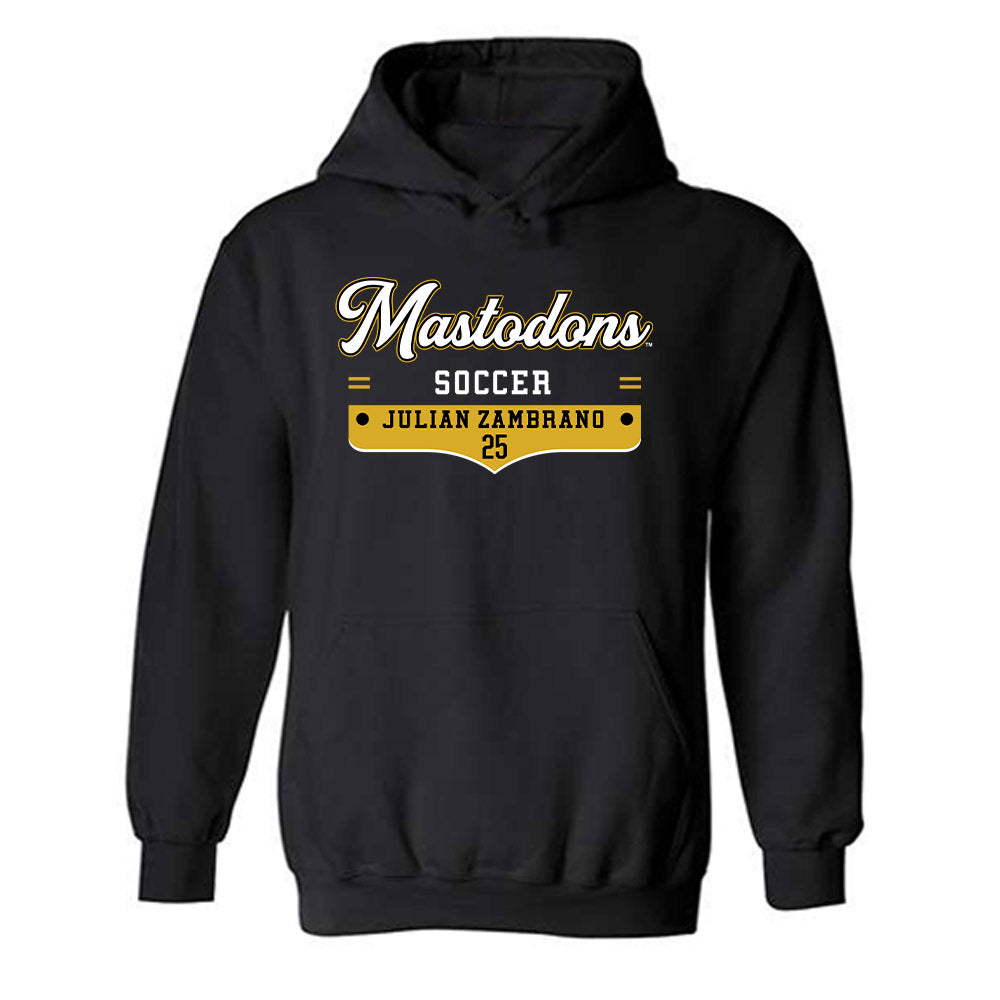 PFW - NCAA Men's Soccer : Julian Zambrano - Classic Shersey Hooded Sweatshirt-0