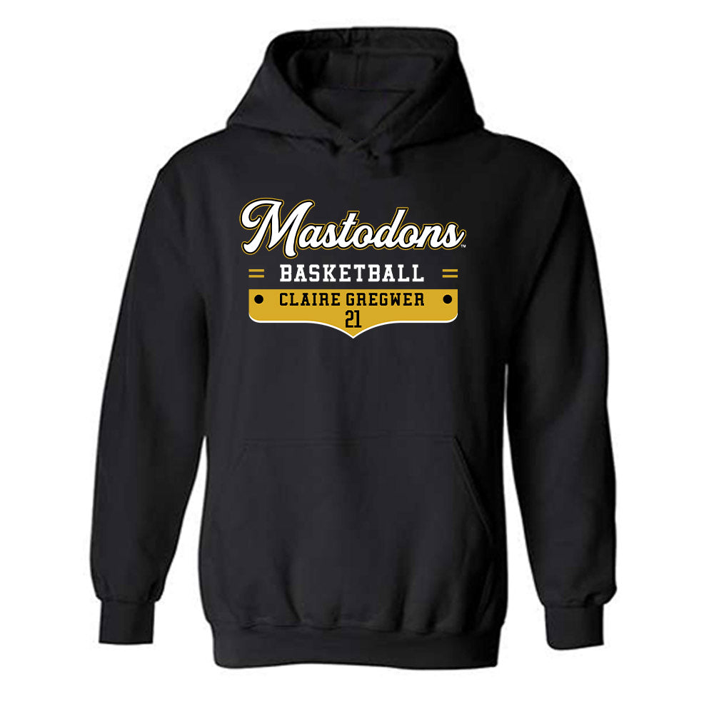 PFW - NCAA Women's Basketball : Claire Gregwer - Classic Shersey Hooded Sweatshirt-0