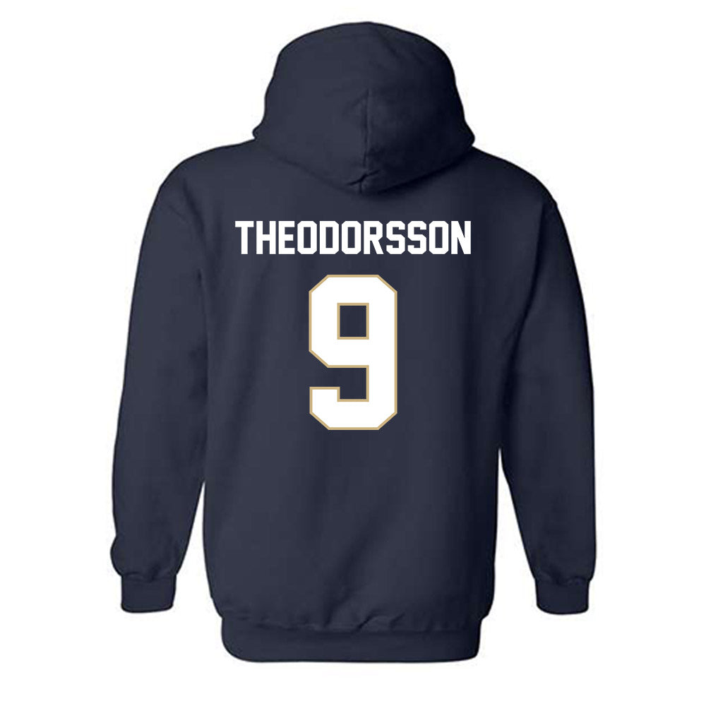 GWU - NCAA Women's Basketball : Emma Theodorsson - Classic Fashion Shersey Hooded Sweatshirt-1