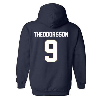 GWU - NCAA Women's Basketball : Emma Theodorsson - Classic Fashion Shersey Hooded Sweatshirt-1