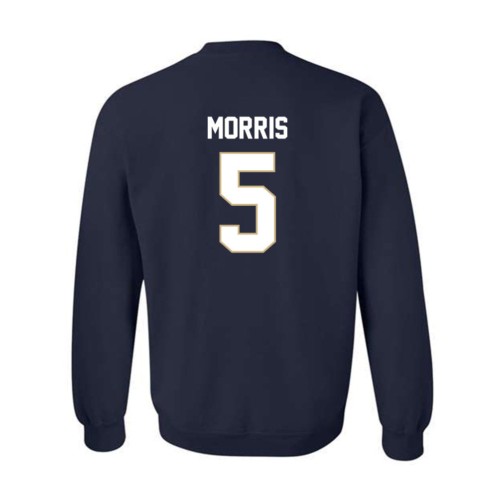 GWU - NCAA Women's Basketball : Nya Morris - Classic Fashion Shersey Crewneck Sweatshirt-1