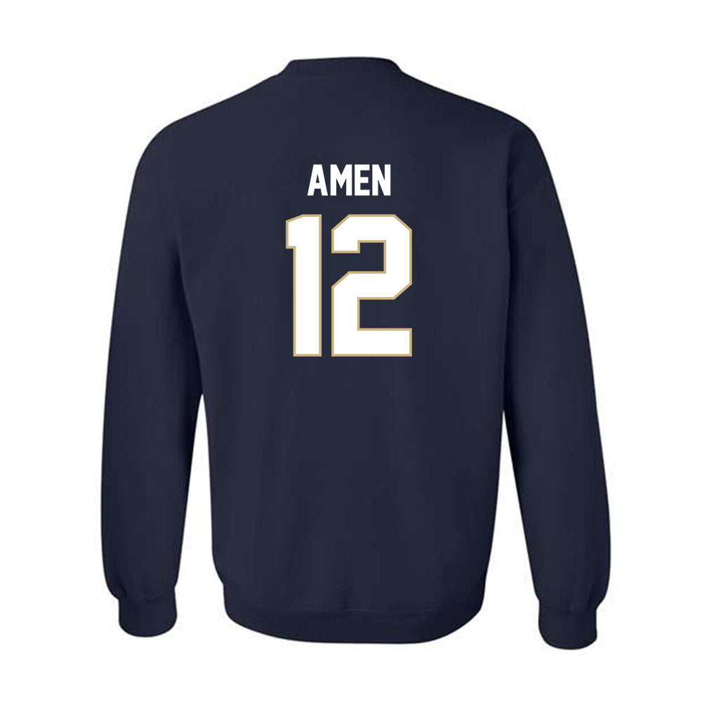 GWU - NCAA Men's Water Polo : Brian Amen - Classic Fashion Shersey Crewneck Sweatshirt-1