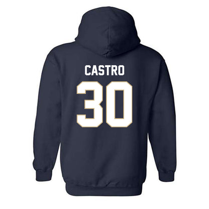 GWU - NCAA Men's Basketball : Rafael Castro - Classic Fashion Shersey Hooded Sweatshirt-1