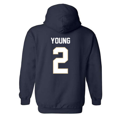 GWU - NCAA Baseball : Brett Young - Classic Fashion Shersey Hooded Sweatshirt