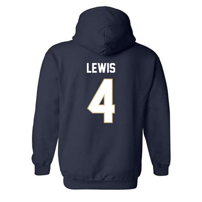 GWU - NCAA Women's Basketball : Sara Lewis - Classic Fashion Shersey Hooded Sweatshirt-1
