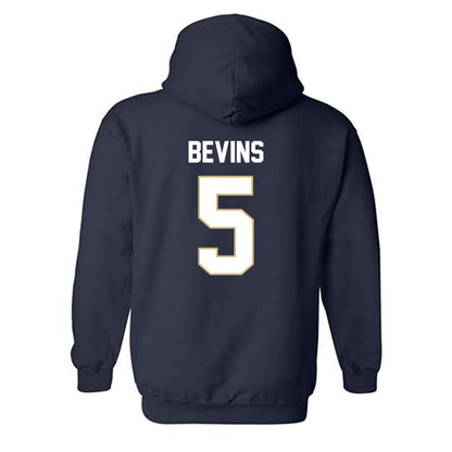GWU - NCAA Men's Basketball : Ty Bevins - Classic Fashion Shersey Hooded Sweatshirt-1