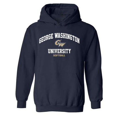 GWU - NCAA Softball : Emi Todoroki - Classic Fashion Shersey Hooded Sweatshirt-0