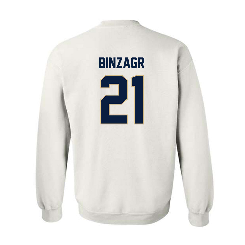 GWU - NCAA Men's Basketball : Mohamed Binzagr - Classic Fashion Shersey Crewneck Sweatshirt-1