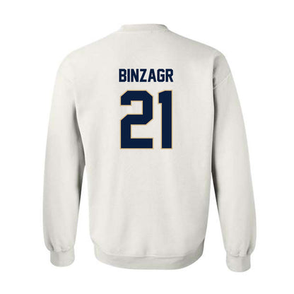 GWU - NCAA Men's Basketball : Mohamed Binzagr - Classic Fashion Shersey Crewneck Sweatshirt-1