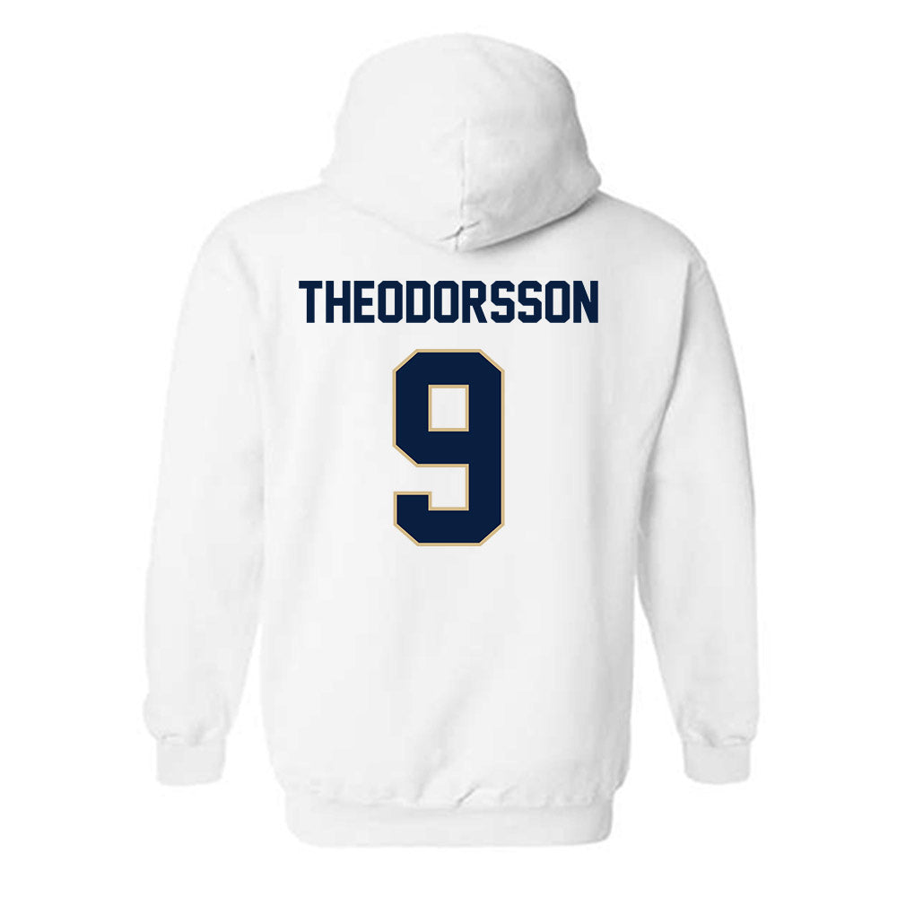 GWU - NCAA Women's Basketball : Emma Theodorsson - Classic Fashion Shersey Hooded Sweatshirt-1