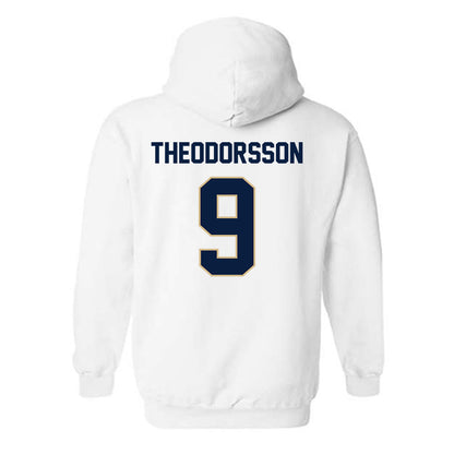 GWU - NCAA Women's Basketball : Emma Theodorsson - Classic Fashion Shersey Hooded Sweatshirt-1