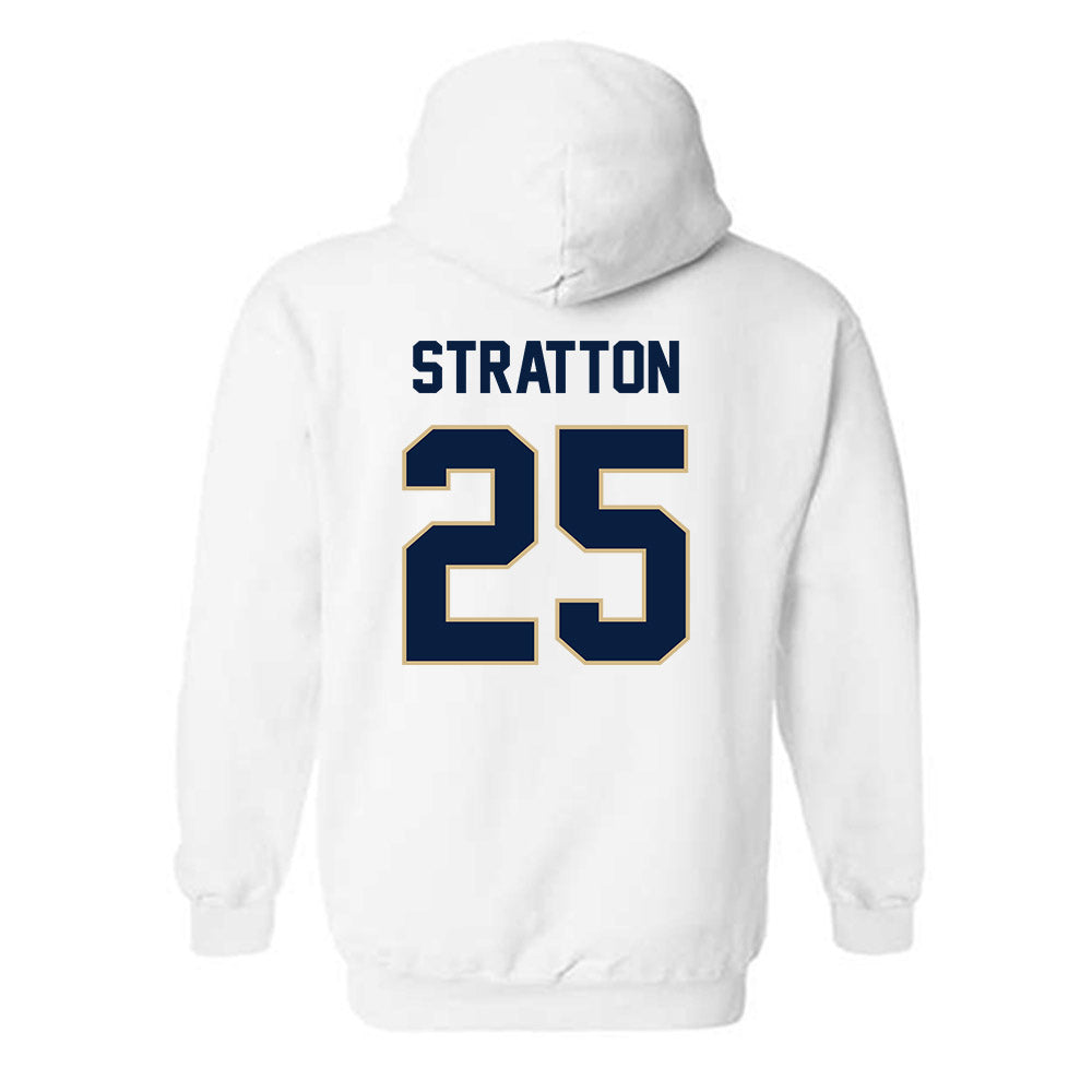 GWU - NCAA Men's Swimming & Diving : Shae Stratton - Classic Fashion Shersey Hooded Sweatshirt-1