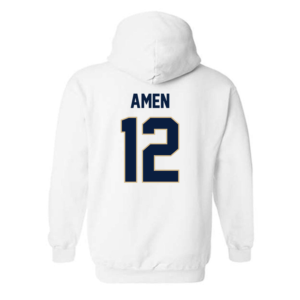 GWU - NCAA Men's Water Polo : Brian Amen - Classic Fashion Shersey Hooded Sweatshirt-1
