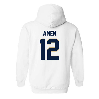 GWU - NCAA Men's Water Polo : Brian Amen - Classic Fashion Shersey Hooded Sweatshirt-1
