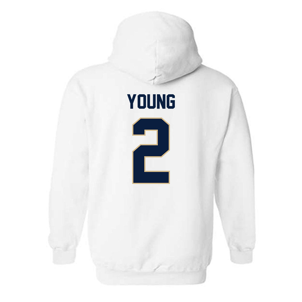 GWU - NCAA Baseball : Brett Young - Classic Fashion Shersey Hooded Sweatshirt-1